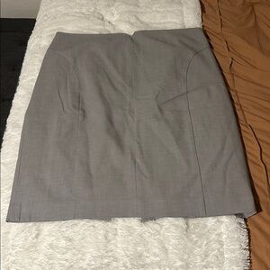 Express Light Gray Skirt